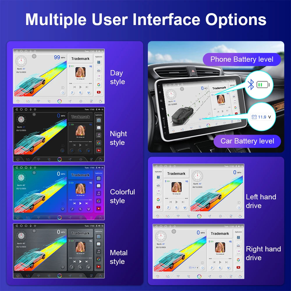 AntNavi 9″ Rotatable Car Multimedia Player