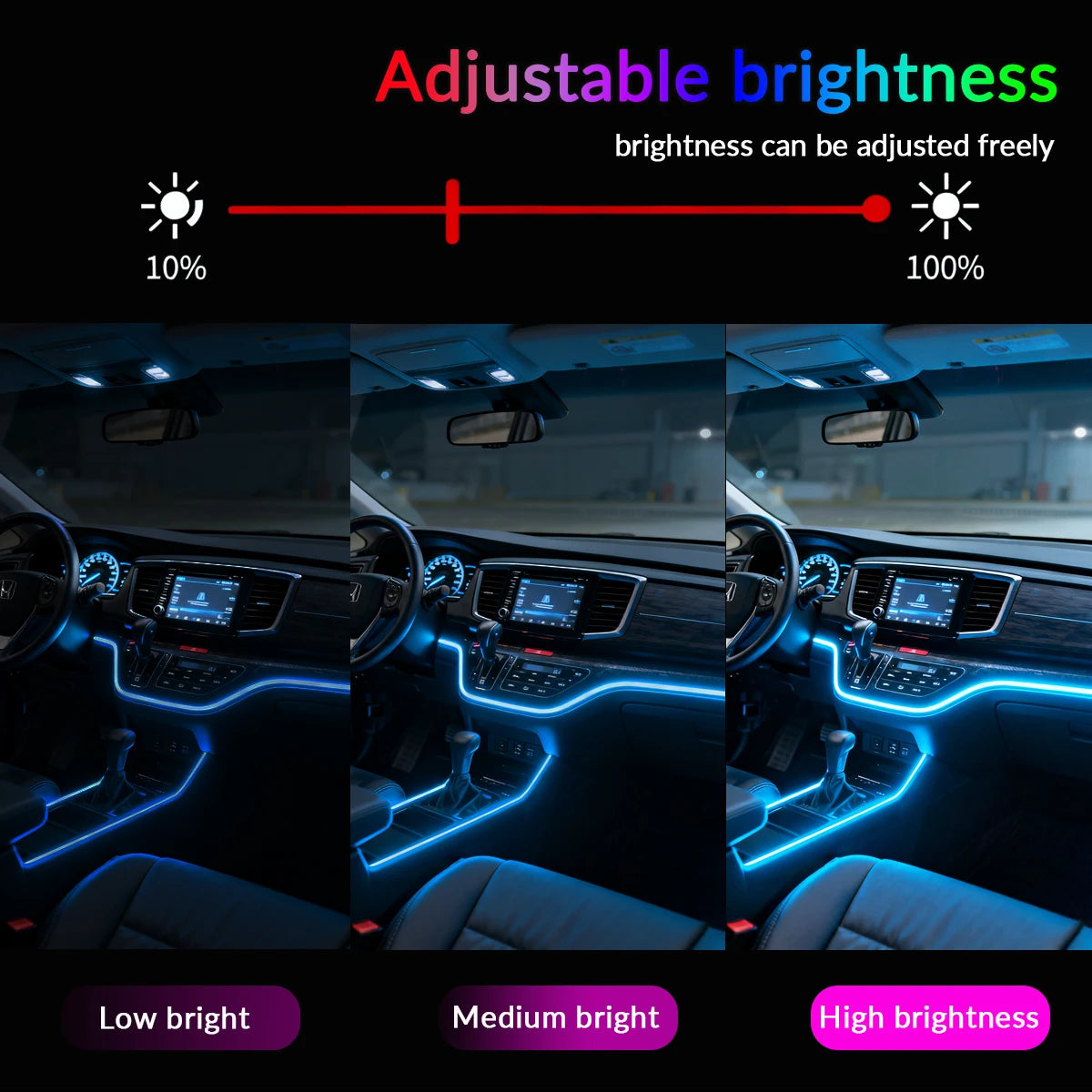 App-Controlled Car Ambient LED Strip