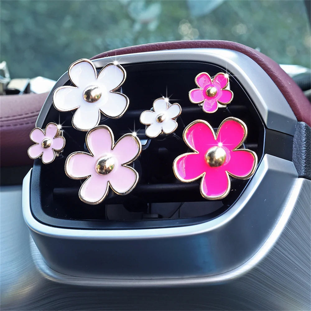 Daisy Car Vent Aromatherapy Clips