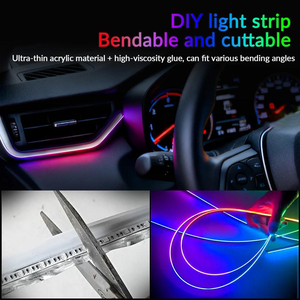 App-Controlled Car Ambient LED Strip