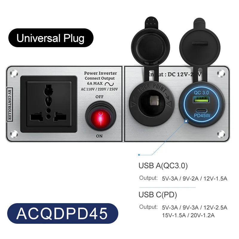 Dual USB Car Inverter Charger