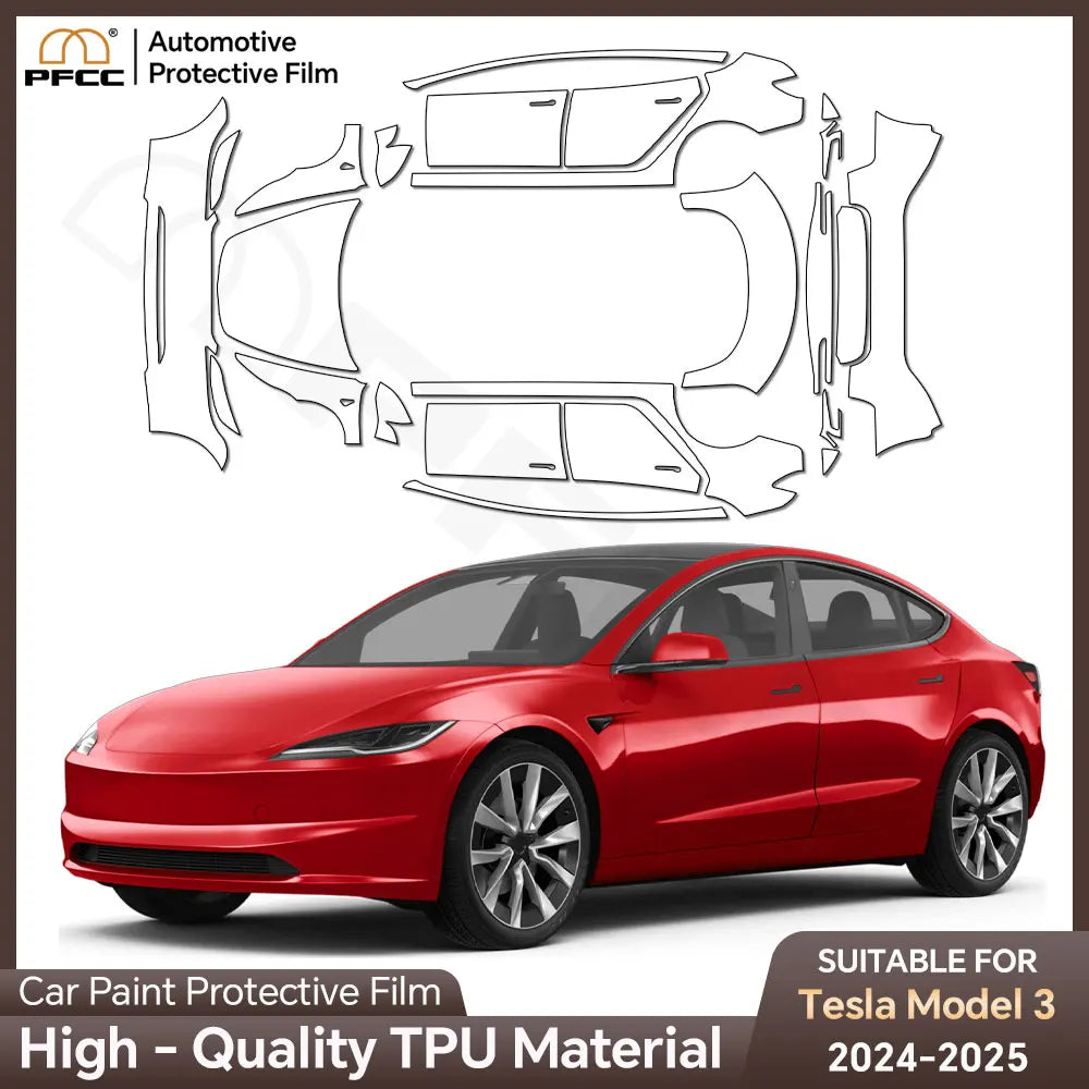 Tesla Model 3 2024 Clear PPF Kit