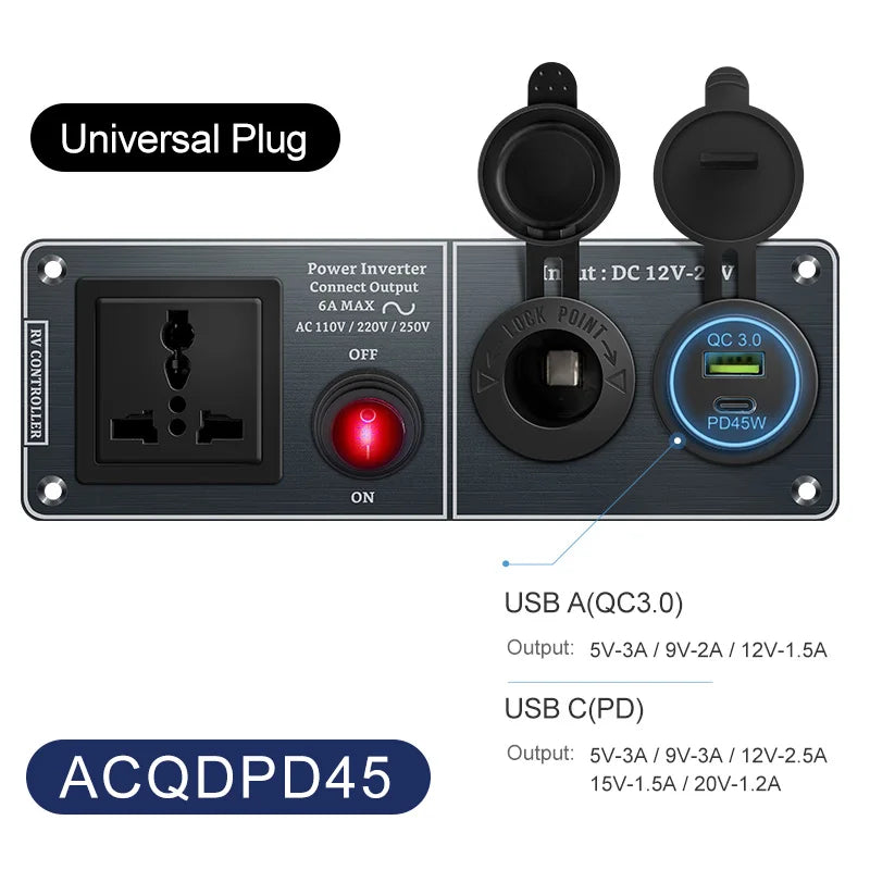 Dual USB Car Inverter Charger