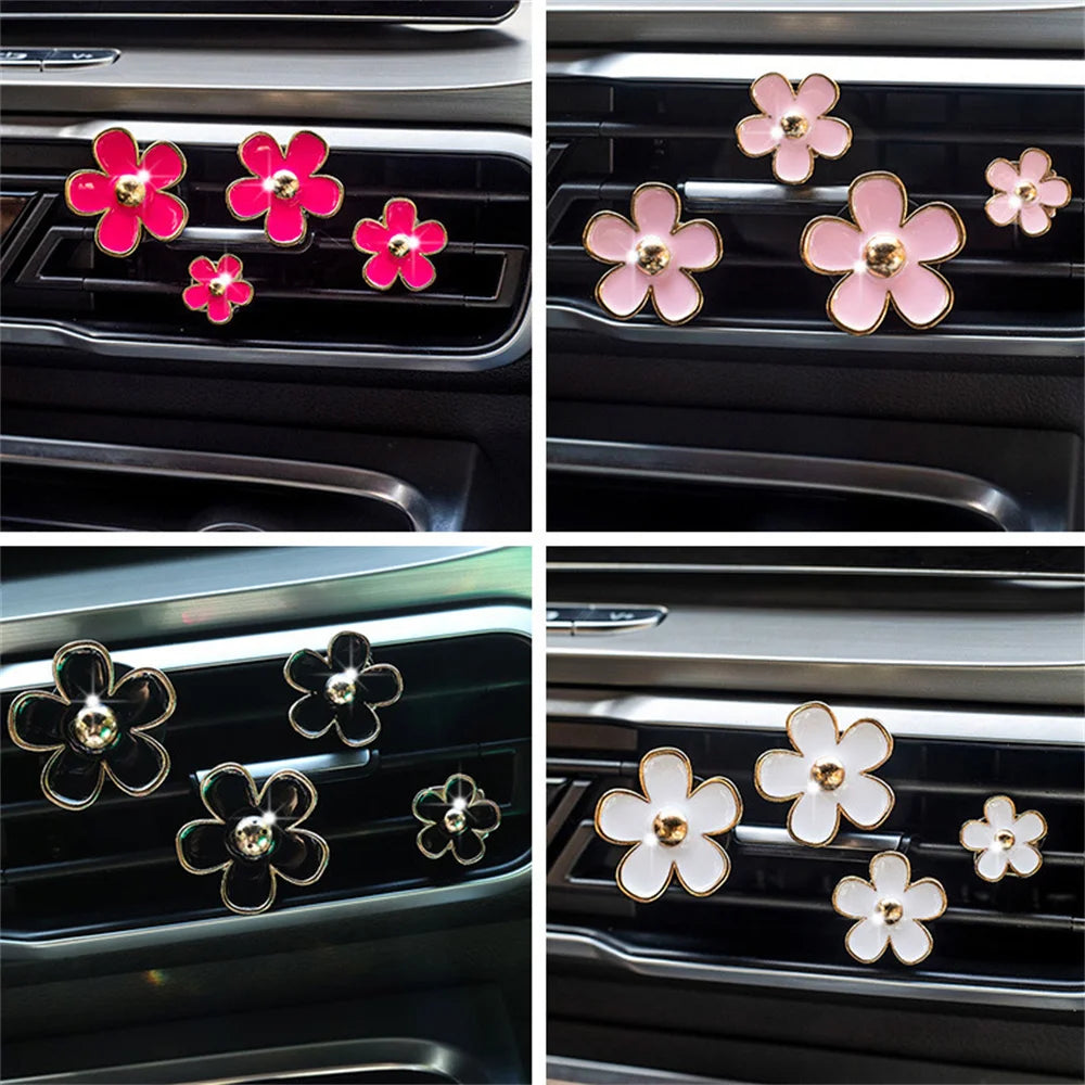 Daisy Car Vent Aromatherapy Clips