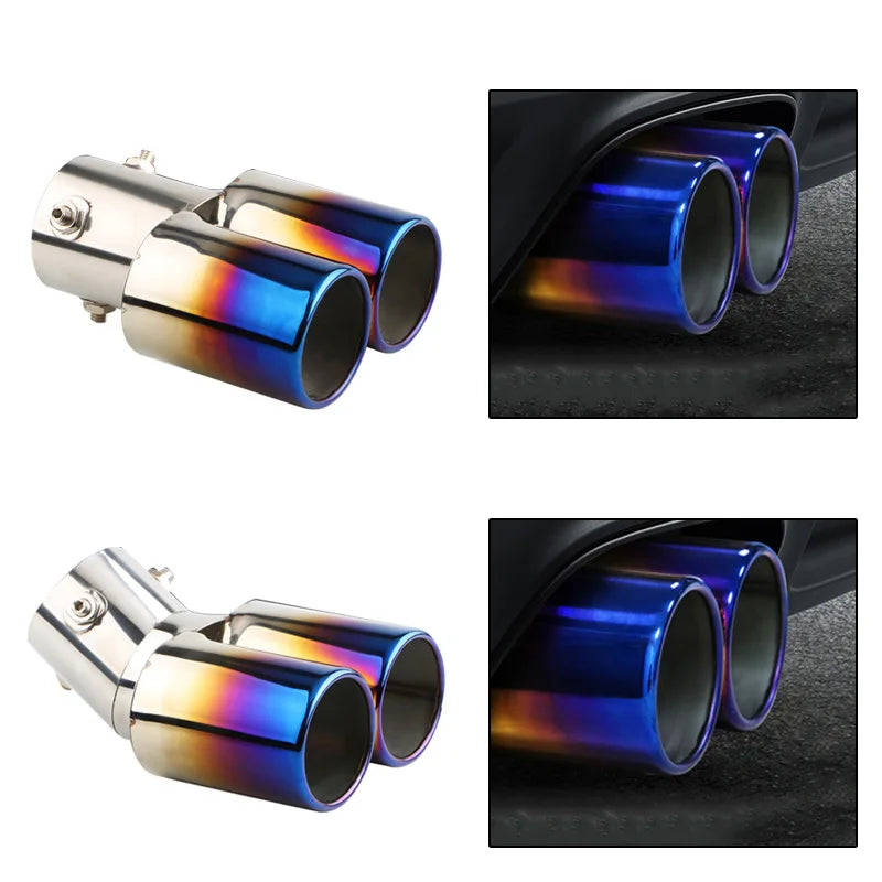 Chrome 2.5" Car Exhaust Tip