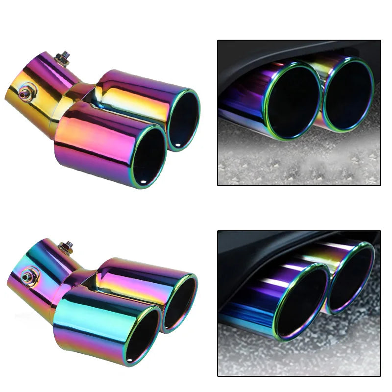 Chrome 2.5" Car Exhaust Tip