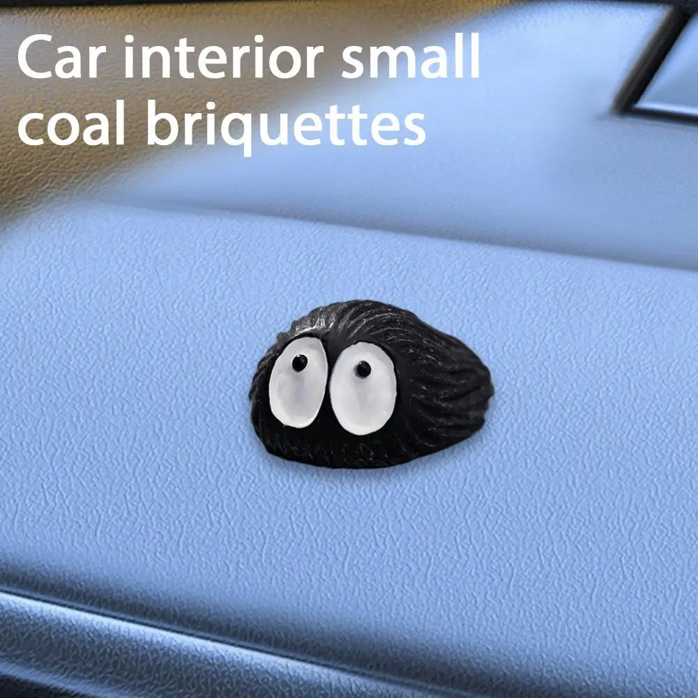 15pcs Cute Little Coal Ball Black