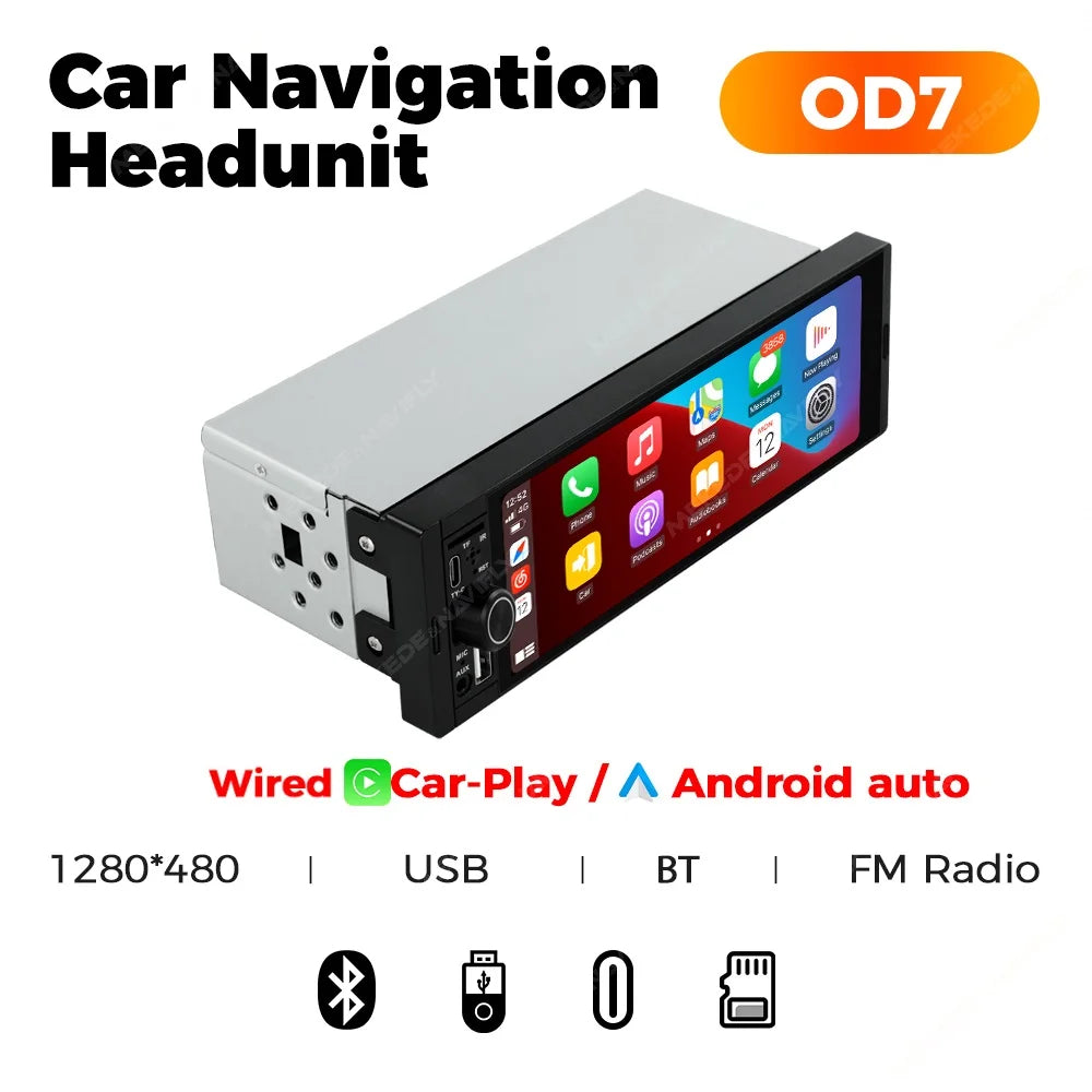 NaviFly OD8 6.86″ 1DIN MP5 Car Player