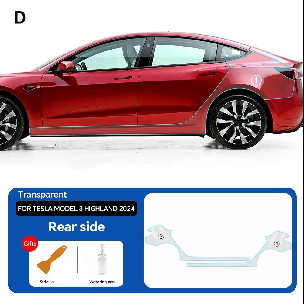 Tesla Model 3 2024 Clear PPF Kit