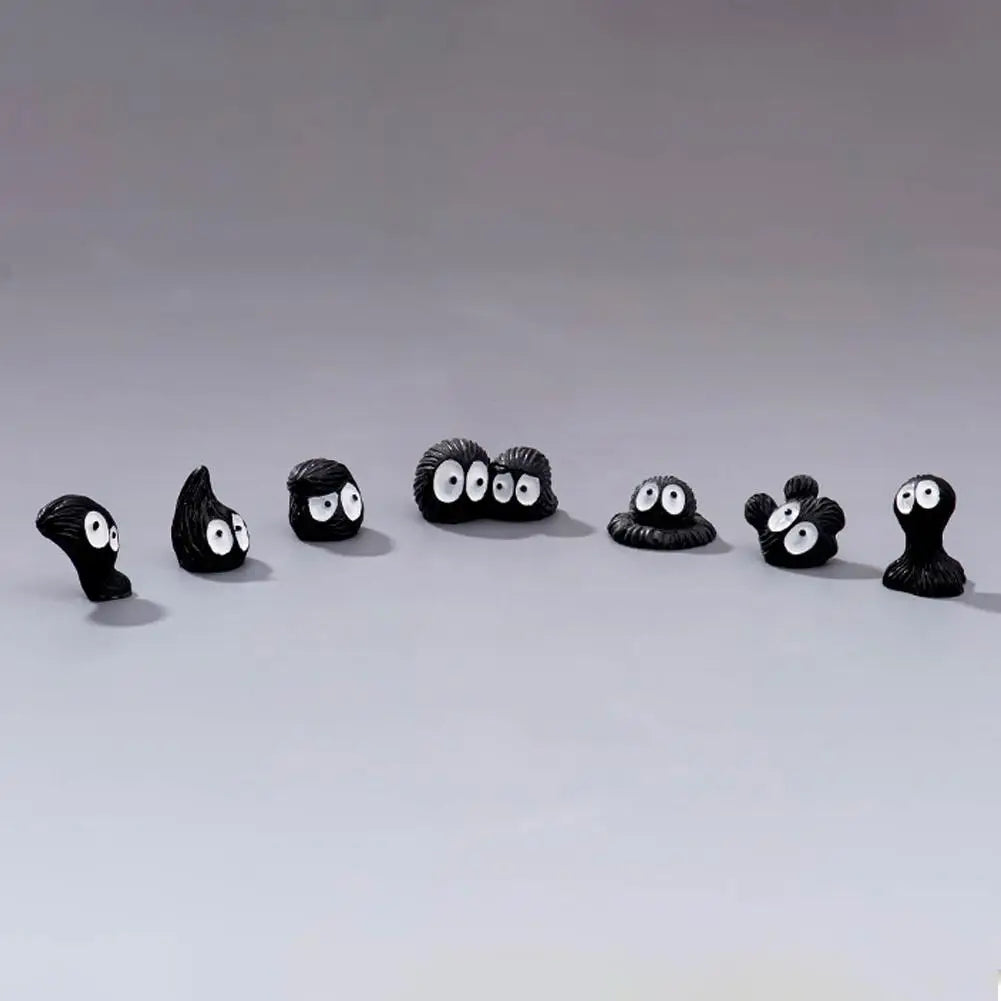 15pcs Cute Little Coal Ball Black
