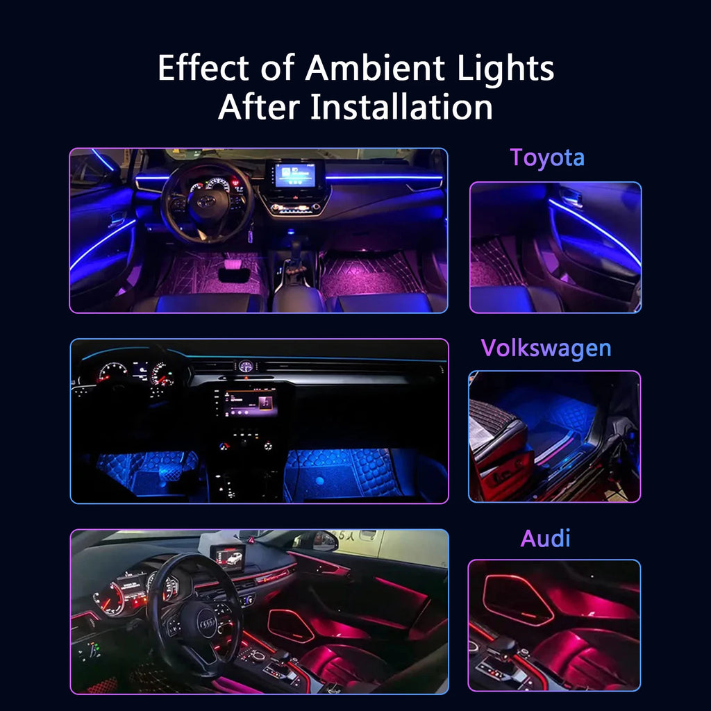 DIY Interior Car LED Strip Light