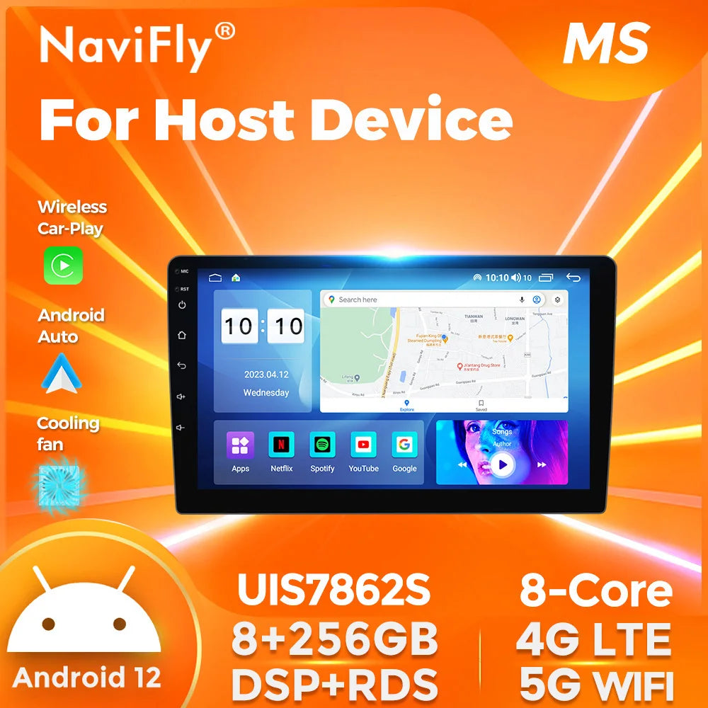 NaviFly 9-10" Universal Car Multimedia Player