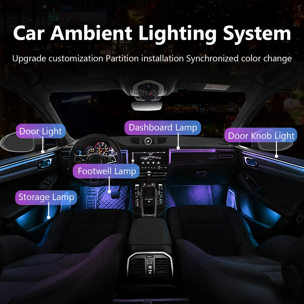 DIY Interior Car LED Strip Light